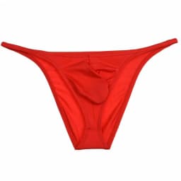 Men's Stretch Posing Trunk FitnessUnderwear Hot Beachwear Bikini Briefs Ropa Interior Hombre Sexi Slip Homme