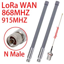 GIZONT Meshtastic LoRa 868MHz 915MHz Antenna Helium Hotspot Outdoor N Male Omni Fiberglass Long-distance Receiving Antennas