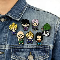 7pcs Dragon Ball Anime Enamel Lapel Pins Set Cute Manga Brooches for Backpacks And Clothes Jewelry Collectible Pin Badges