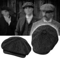 Retro Newsboy Caps Men Octagonal Hats British Painters Hats Autumn Winter Berets Herringbone Flat Caps Hip Hop Berets Gorras