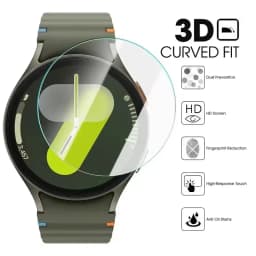1-5Pcs Tempered Glasss For Samsung Galaxy Watch 8Classic 8 7 40MM 44MM 47MM Ultra Clear Screen Protectors Films Easy to Install