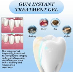 Rapid Gum Repair & Teeth Care Gel – Multi-Purpose Oral Serum for Tooth Sensitivity Stain and Tartar Removal and Deep Cleaning