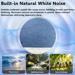 NEW Blue Wireless Pillow Speaker Sleep Aid Bluetooth Under Pillow Machine Speaker 30/60/90 Min Timer Stereo Sound
