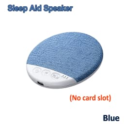 NEW Blue Wireless Pillow Speaker Sleep Aid Bluetooth Under Pillow Machine Speaker 30/60/90 Min Timer Stereo Sound