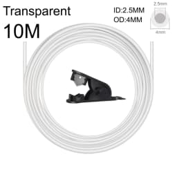 PTFE Bowden Tube ID 2.5MM OD 4MM For 3D Printer Bambu Lab P1S/P1P/X1C/X1/X1E/A1 Creality Ender 3/V3/K1 Teflon Filament Tube