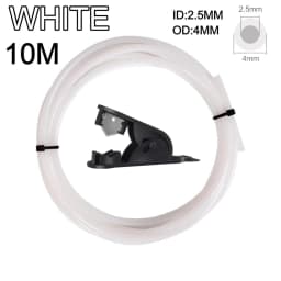 PTFE Bowden Tube ID 2.5MM OD 4MM For 3D Printer Bambu Lab P1S/P1P/X1C/X1/X1E/A1 Creality Ender 3/V3/K1 Teflon Filament Tube