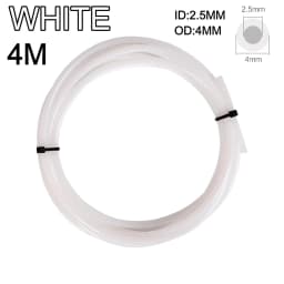 PTFE Bowden Tube ID 2.5MM OD 4MM For 3D Printer Bambu Lab P1S/P1P/X1C/X1/X1E/A1 Creality Ender 3/V3/K1 Teflon Filament Tube