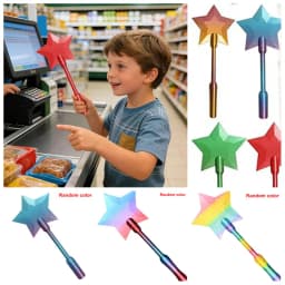 3D Printed Wand Tap To Pay Star Payment Stick Magic Credit Card Pay Props Wand for Card Credit Card Holder Gift for Childfren
