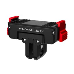 Flymile Quick-Release Mount Magnetic for DJI Action 6 Osmo 360 II Nano Camera 360 ° Rotate Base Extension Bracket Foldable Claw