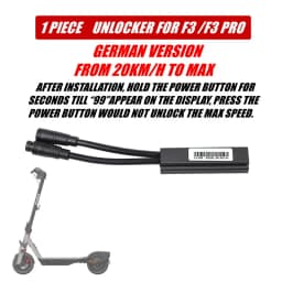 Speed Unlimiter for NINEBOT By SEGWAY MAX G3 ZT3 PRO F3 EU DE Electric Scooter Speed Limiter Release Device to Unlock Max Speed