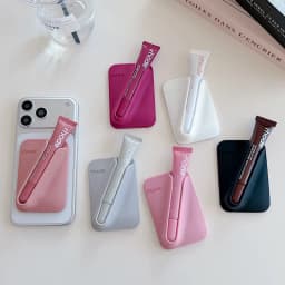 Hot Ribbon Toast Raspberry Espresso Lip Gloss Magnetic SNAP-ON LIP Case Holder for IPhone 17Air 16 15 Pro Max Plus Phone Cover