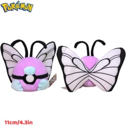 Pokemon Shiny Caterpie Butterfree Beedrill Plush Toys Kawaii Butterfree Ball Scizor Stuffed Animals Soft Peluche Dolls Gifts Kid