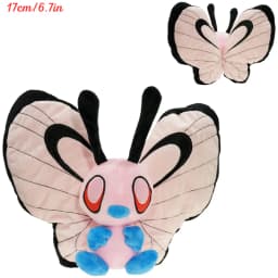 Pokemon Shiny Caterpie Butterfree Beedrill Plush Toys Kawaii Butterfree Ball Scizor Stuffed Animals Soft Peluche Dolls Gifts Kid
