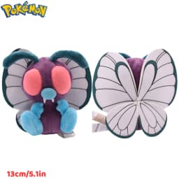 Pokemon Shiny Caterpie Butterfree Beedrill Plush Toys Kawaii Butterfree Ball Scizor Stuffed Animals Soft Peluche Dolls Gifts Kid