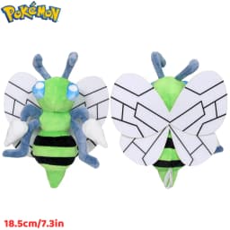 Pokemon Shiny Caterpie Butterfree Beedrill Plush Toys Kawaii Butterfree Ball Scizor Stuffed Animals Soft Peluche Dolls Gifts Kid