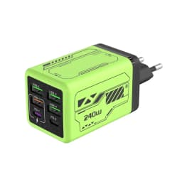 240W 6 in 1 USB Charger Type C Fast Charge Phone Power Adapter For iPhone Samsung Xiaomi EU/US/UK Plug Quick Charge Wall Charger
