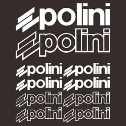 1SET Polini Style Multi-color Waterproof Vinyl Sticker Set Decals for Motorcycle Scooter Car Engine Decor