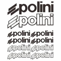 1SET Polini Style Multi-color Waterproof Vinyl Sticker Set Decals for Motorcycle Scooter Car Engine Decor