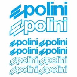 1SET Polini Style Multi-color Waterproof Vinyl Sticker Set Decals for Motorcycle Scooter Car Engine Decor