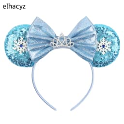 Frozen Olaf Snowman Headband for Kids Girls Women Cute Cartoon Cosplay Hair Accessories Elsa Ears Hairband Gift Hairwear