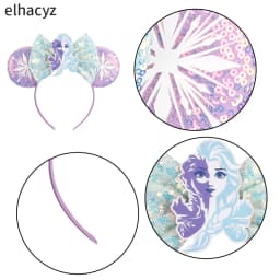 Frozen Olaf Snowman Headband for Kids Girls Women Cute Cartoon Cosplay Hair Accessories Elsa Ears Hairband Gift Hairwear