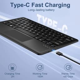 Case for Xiaomi Redmi Pad 2 Pro / Poco Pad M1 12.1 inch ,Detachable Bluetooth Keyboard for Redmi Pad Pro / Xiaomi Poco Pad 12.1