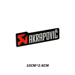 For Akrapovic Exhaust Sticker Motorcycle Logo Emblme Metal Stickers Decals Waterproof