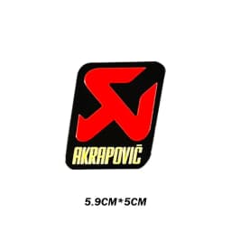 For Akrapovic Exhaust Sticker Motorcycle Logo Emblme Metal Stickers Decals Waterproof