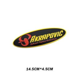 For Akrapovic Exhaust Sticker Motorcycle Logo Emblme Metal Stickers Decals Waterproof