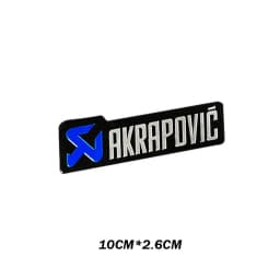 For Akrapovic Exhaust Sticker Motorcycle Logo Emblme Metal Stickers Decals Waterproof