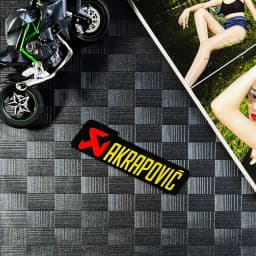 For Akrapovic Exhaust Sticker Motorcycle Logo Emblme Metal Stickers Decals Waterproof