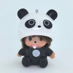 Ins Style Cute Hello Kitty Monchhichi Keychain Vinyl Doll Pendant Couple Style Backpack Hanger Car Decoration Trending Ornament