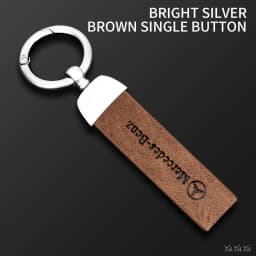 Metal Car Key Chain Auto Emblem Key Ring For Mercedes Benz AMG W203 W206 W220 W205 W211 W212 W201 W210 GLC GLK Accessories