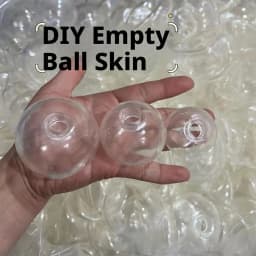 4/5/6CM Empty Water Ball Skin Stress Relieving Hand-made Empty Ball Shell DIY Ball Skin Toy Water Ball Filling Accessories