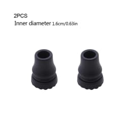 2Pcs Rubber Cane Tips Heavy Duty Walking Cane Tips Anti-Slip Replacement for Canes Walking Sticks Hiking Sticks Seniors Crutches