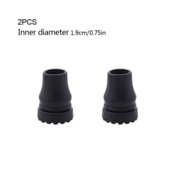 2Pcs Rubber Cane Tips Heavy Duty Walking Cane Tips Anti-Slip Replacement for Canes Walking Sticks Hiking Sticks Seniors Crutches