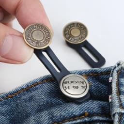 6PCS Jeans and Pants Button Waist Adjustment for DIY Pants Jeans Free Sewing Waist Extenders Buttons for Women and Men NK004