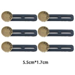 6PCS Jeans and Pants Button Waist Adjustment for DIY Pants Jeans Free Sewing Waist Extenders Buttons for Women and Men NK004
