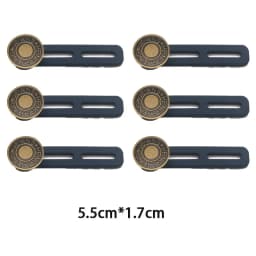 6PCS Jeans and Pants Button Waist Adjustment for DIY Pants Jeans Free Sewing Waist Extenders Buttons for Women and Men NK004