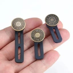 6PCS Jeans and Pants Button Waist Adjustment for DIY Pants Jeans Free Sewing Waist Extenders Buttons for Women and Men NK004