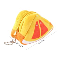 Women's Coin Purse Mini Pouch Cute Plush Little Penguin Zipper Change Purse for Keychain Lipsticks Money