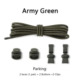 Elastic Laces Sneakers Shoe Laces Without Tying Unisex Quick Shoelace Round Rubber Bands Lazy Shoelaces Sport Shoestrings 1Pair