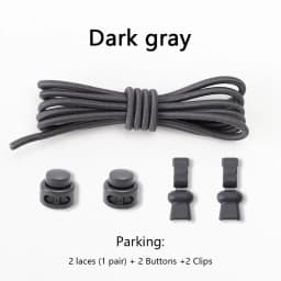 Elastic Laces Sneakers Shoe Laces Without Tying Unisex Quick Shoelace Round Rubber Bands Lazy Shoelaces Sport Shoestrings 1Pair