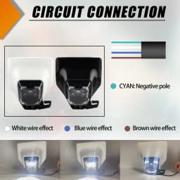 Motorcycle Headlight LED Wick For Husqvarna 701 TE 250 300 450 FC FE TC 125 300i Headlamp Dirt Bike Motocross Accessories Enduro