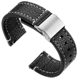 Soft Genuine Leather Smart Watch Band 18 20 22 24mm Women Men Cowhide Strap Brown Black Quick Release Watchband Bracelet