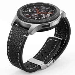 Soft Genuine Leather Smart Watch Band 18 20 22 24mm Women Men Cowhide Strap Brown Black Quick Release Watchband Bracelet