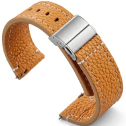 Soft Genuine Leather Smart Watch Band 18 20 22 24mm Women Men Cowhide Strap Brown Black Quick Release Watchband Bracelet