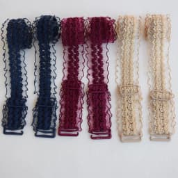 Adjustable Lace Underwear Shoulder Straps Women Elastic Stretch Bra Non-slip Mesh Hollowed Flower Shoulder Straps Accessories