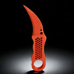 3D Printed Unboxing Tool, Anti-Slip Eco-Friendly Handle, Safe Portable Package Opener for Home Office Daily Use
