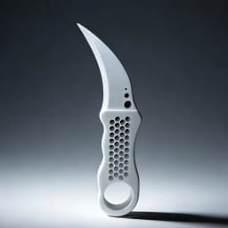 3D Printed Unboxing Tool, Anti-Slip Eco-Friendly Handle, Safe Portable Package Opener for Home Office Daily Use